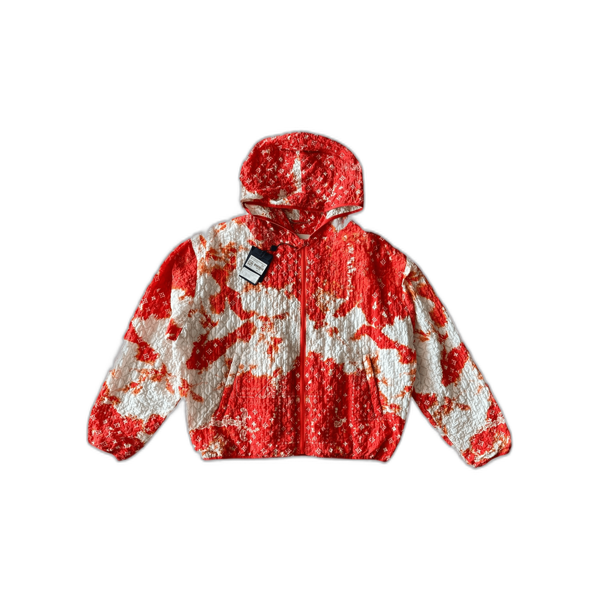 Louis Vuitton Orange Bleached Bandana Monogram Jacket - Morely TrendsLouis Vuitton Type here:)