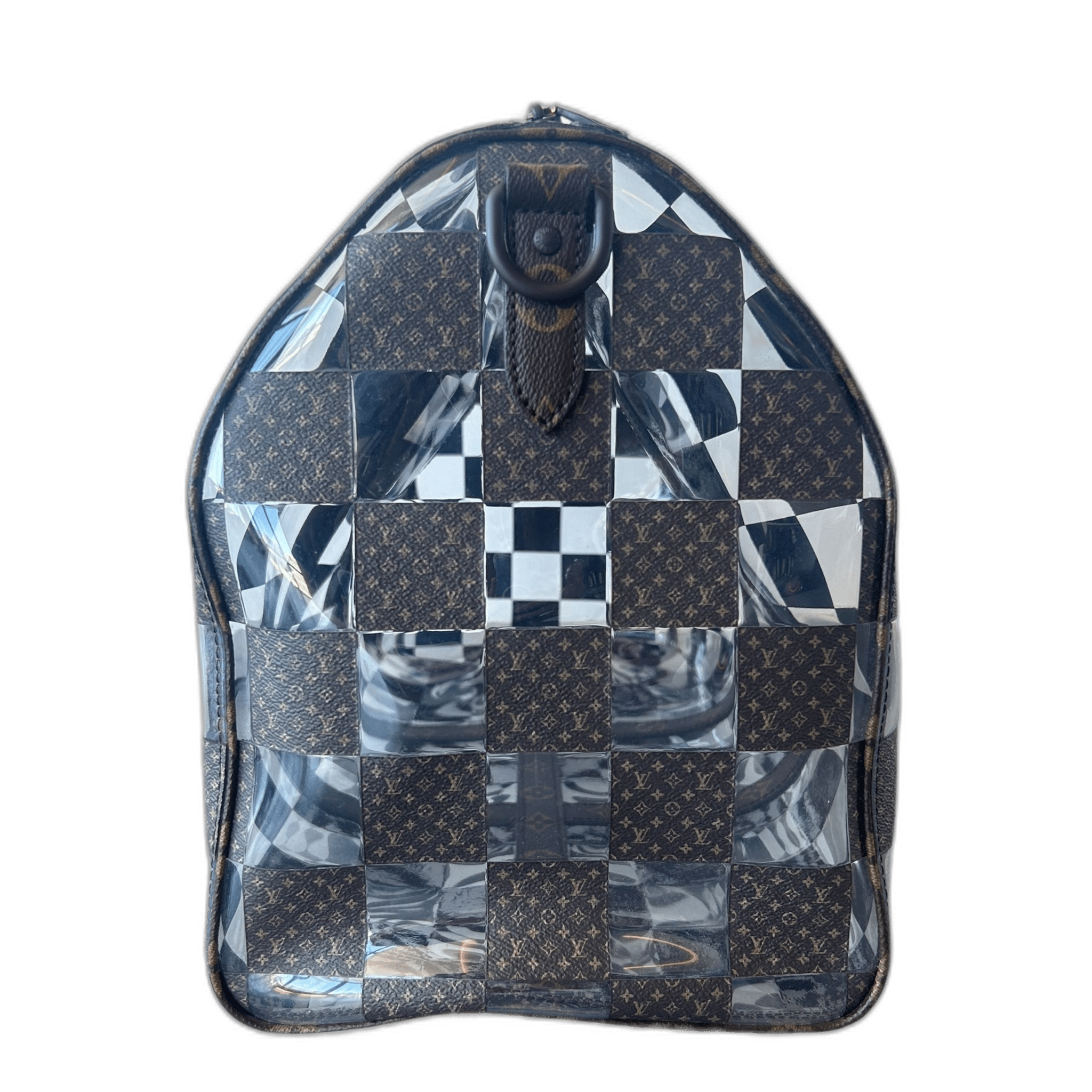 Louis Vuitton Transparent Brown Chess Monogram Keepall 50 - Morely TrendsLouis Vuitton Type here:)