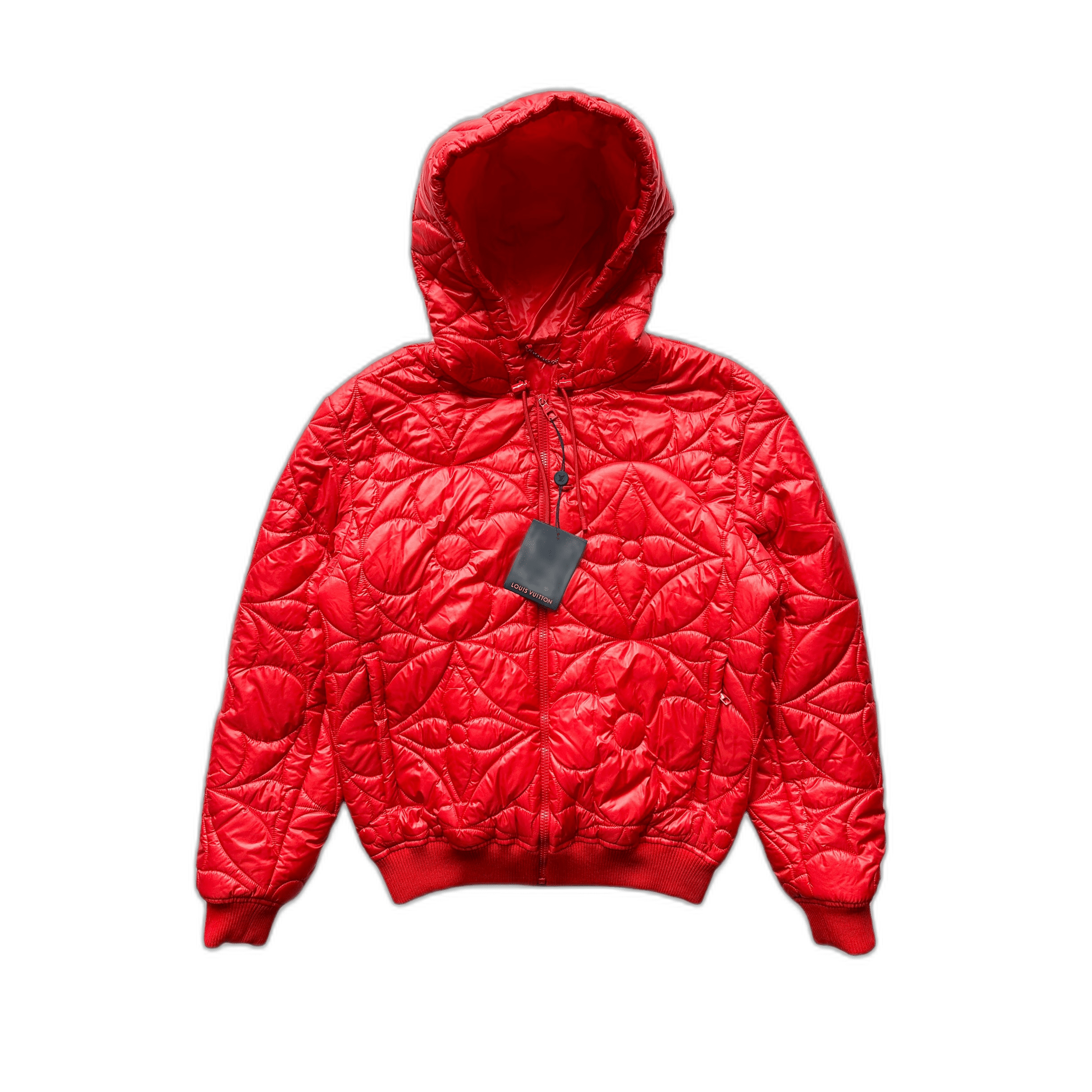 Louis Vuitton Red Flower Monogram Puffer Jacket - Morely TrendsLouis Vuitton Type here:)