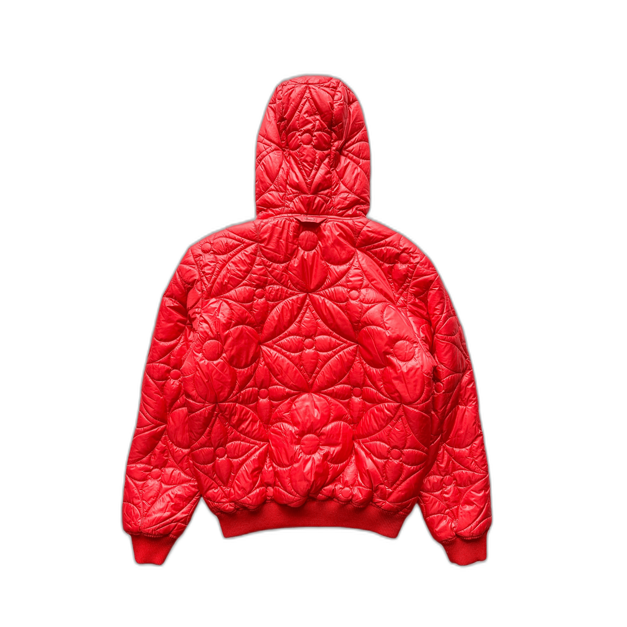 Louis Vuitton Red Flower Monogram Puffer Jacket - Morely TrendsLouis Vuitton Type here:)