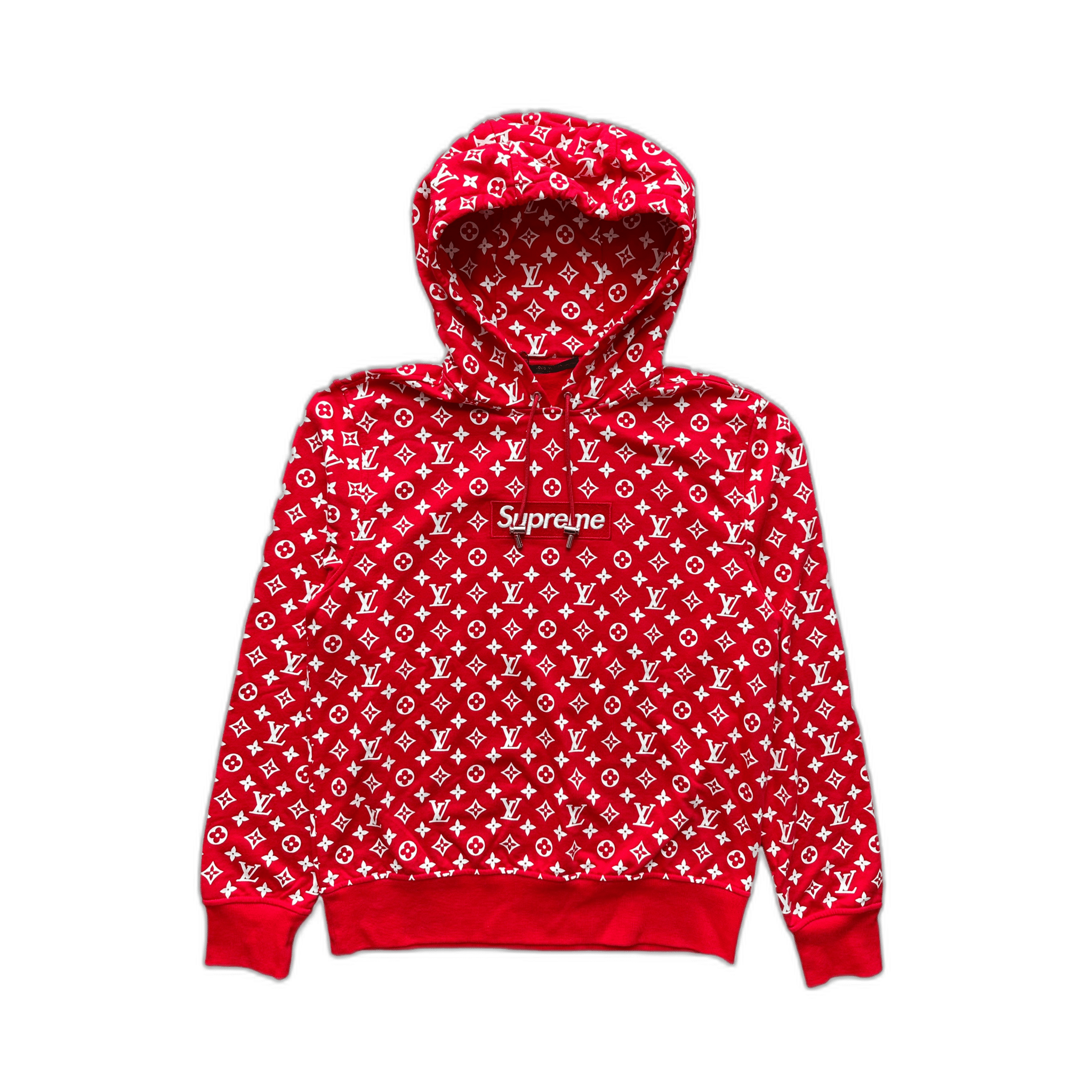 Louis Vuitton Supreme Red Monogram Box Logo Hoodie - Morely TrendsLouis Vuitton Type here:)