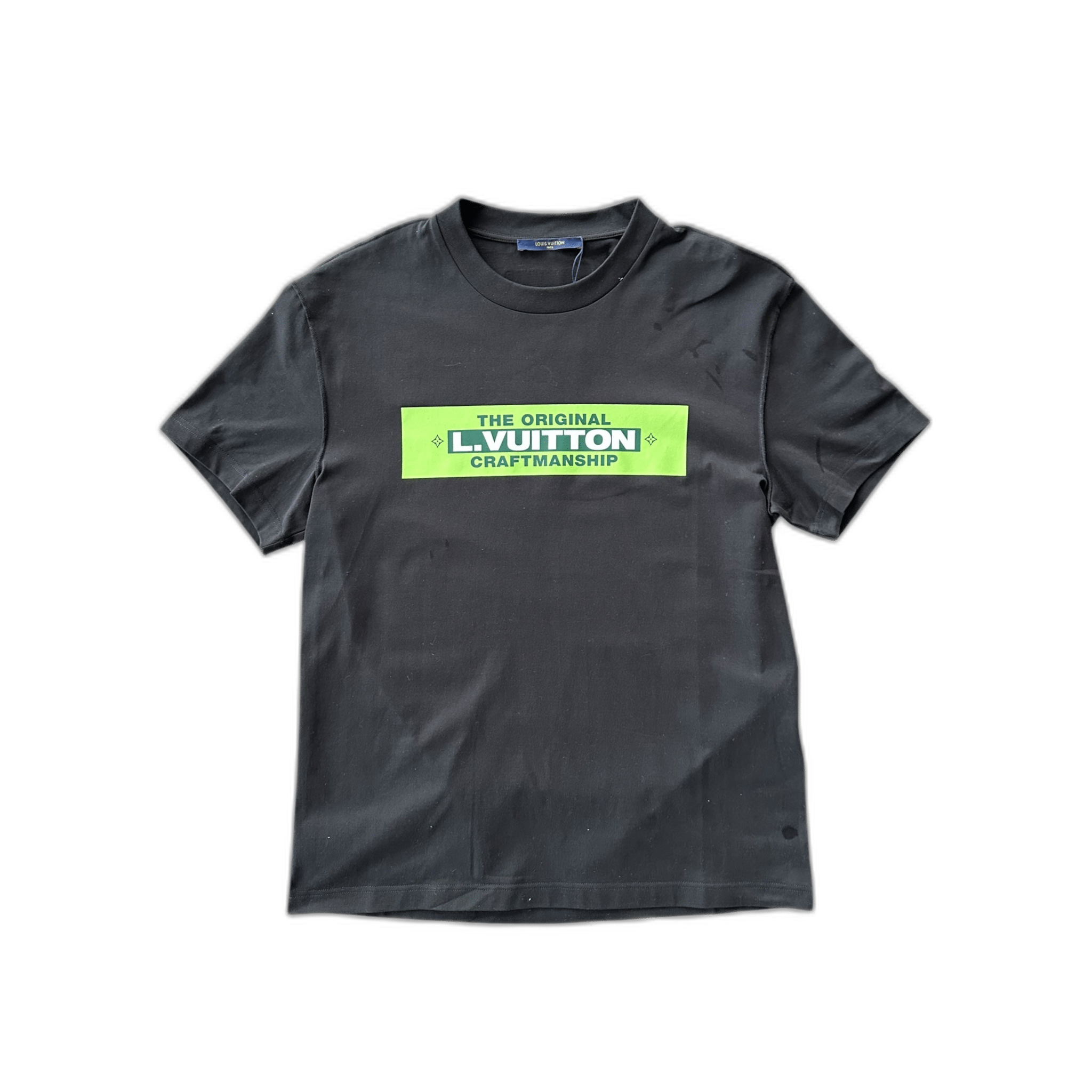 Louis Vuitton Black & Green Craftmanship T-Shirt - Morely TrendsLouis Vuitton Type here:)