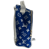 Louis Vuitton Blue & White Tennis Monogram Palm Springs Backpack - Morely TrendsLouis Vuitton Type here:)