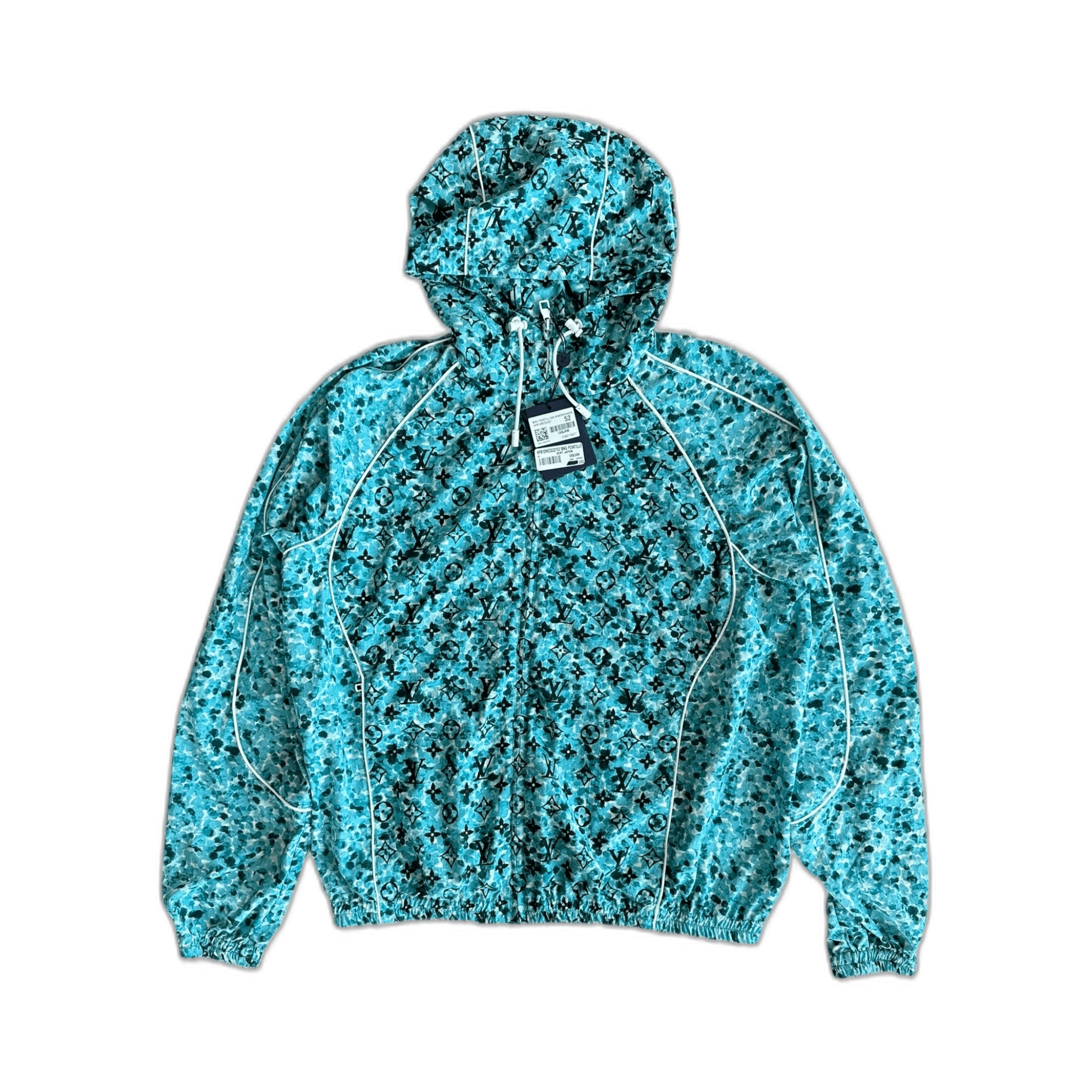 Louis Vuitton Blue Pointillism Monogram Windbreaker - Morely TrendsLouis Vuitton Type here:)
