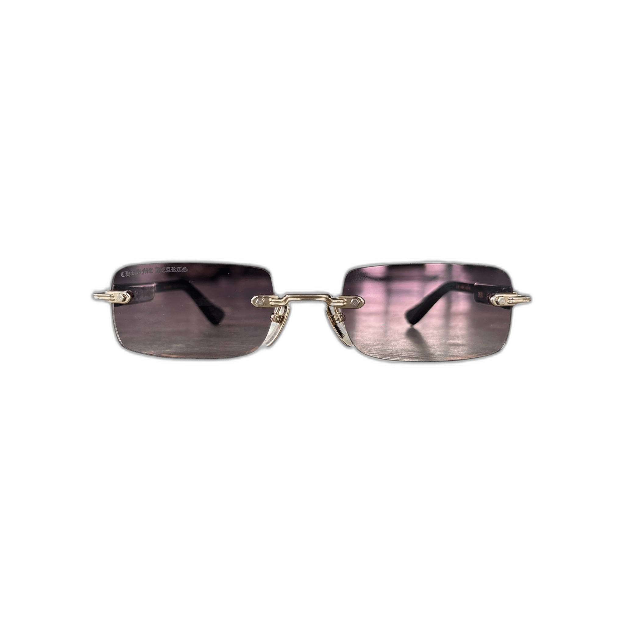 Chrome Hearts Black & Gold Deep 1 Glasses - Morely TrendsChrome Hearts Type here:)