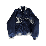 Louis Vuitton Navy & White Crystal Lovers Varsity Jacket - Morely TrendsLouis Vuitton Type here:)