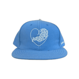 Chrome Hearts Blue & White Heart Logo Fitted Hat - Morely TrendsChrome Hearts Type here:)