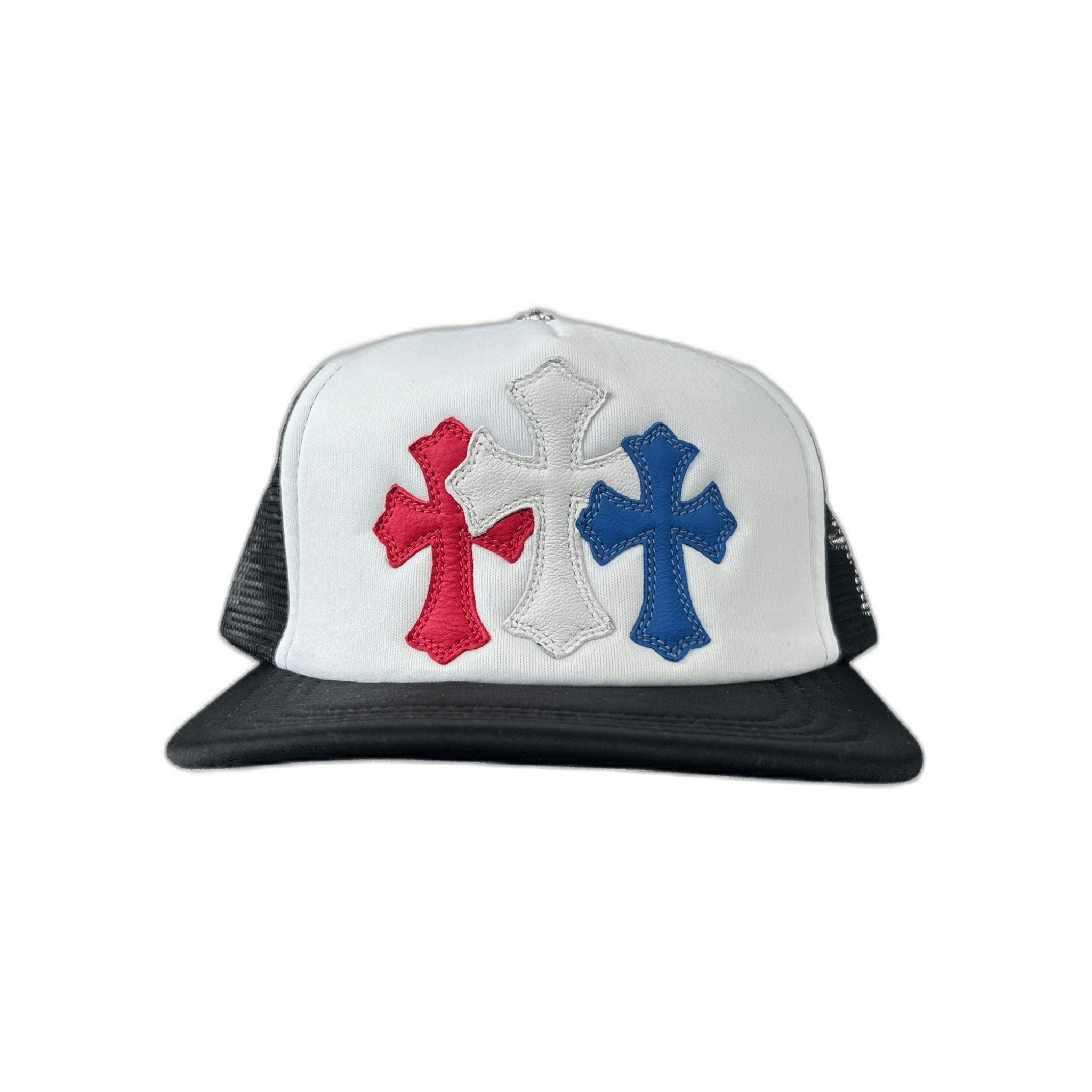 Chrome Hearts Black USA Triple Cross Patch Hat - Morely TrendsChrome Hearts Type here:)