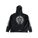 Chrome Hearts Black & White Cross Jacquard Horseshoe Logo Hoodie - Morely TrendsChrome Hearts Type here:)