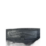 Chrome Hearts Grey & Black Star Patch Jeans - Morely TrendsChrome Hearts Type here:)