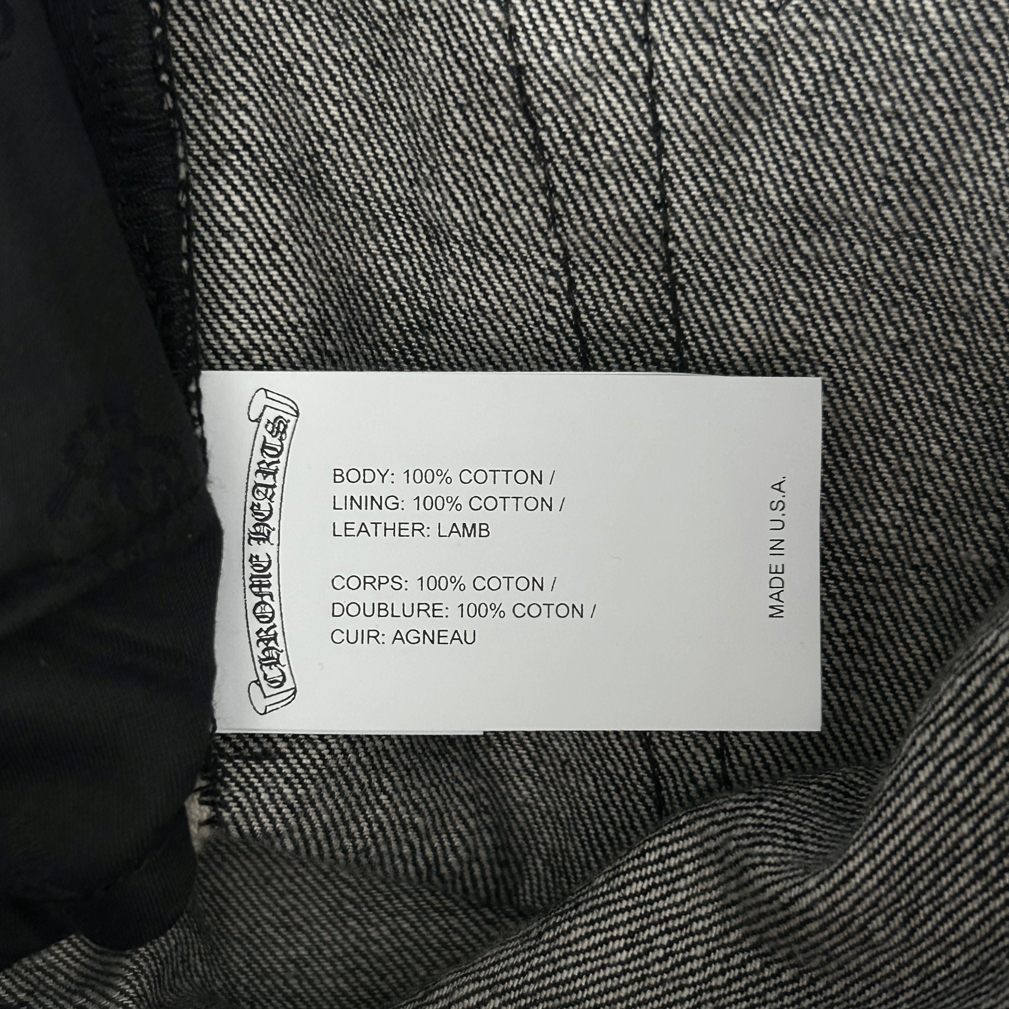 Chrome Hearts Grey & Black Star Patch Jeans - Morely TrendsChrome Hearts Type here:)