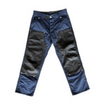 Chrome Hearts Navy Nylon & Leather Carpenter Pants - Morely TrendsChrome Hearts Type here:)
