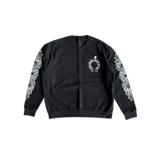 Chrome Hearts Black & White Horseshoe Logo Sweater - Morely TrendsChrome Hearts Type here:)