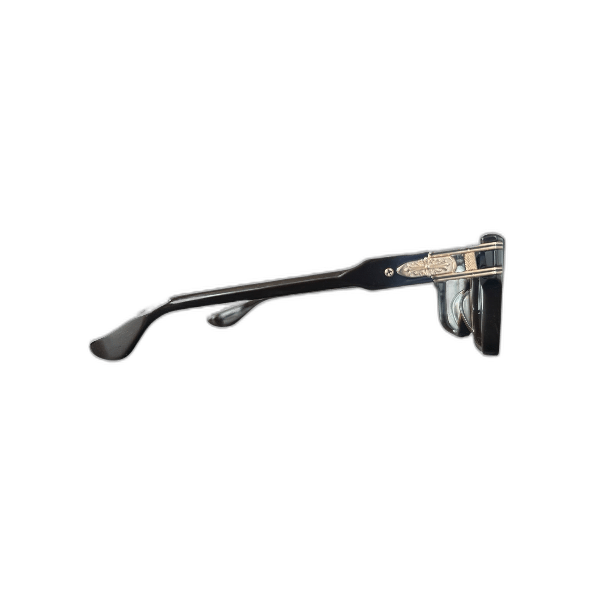 Chrome Hearts Brown & Gold Bulge Glasses - Morely TrendsChrome Hearts Type here:)