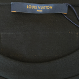 Louis Vuitton Black & White LV Stitch Logo T-Shirt