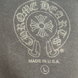 Chrome Hearts Black & Pink Neck Logo Longsleeve T-Shirt