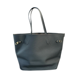 Louis Vuitton Black & Brown Monogram Reversible Neverfull MM