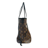 Louis Vuitton Black & Brown Monogram Reversible Neverfull MM