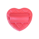 Chanel Pink Quilted Mini Heart Bag
