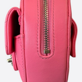 Chanel Pink Quilted Mini Heart Bag