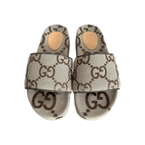 Gucci Beige & Brown GG Monogram Sandals - Morely TrendsGucci Type here:)