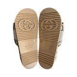 Gucci Beige & Brown GG Monogram Sandals - Morely TrendsGucci Type here:)