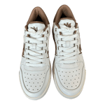 Amiri White & Brown Classic Logo Low Top Sneakers - Morely TrendsAmiri Type here:)