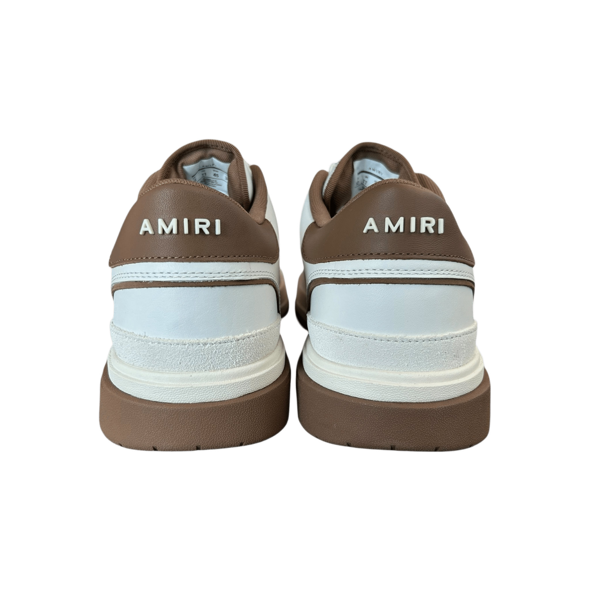 Amiri White & Brown Classic Logo Low Top Sneakers - Morely TrendsAmiri Type here:)