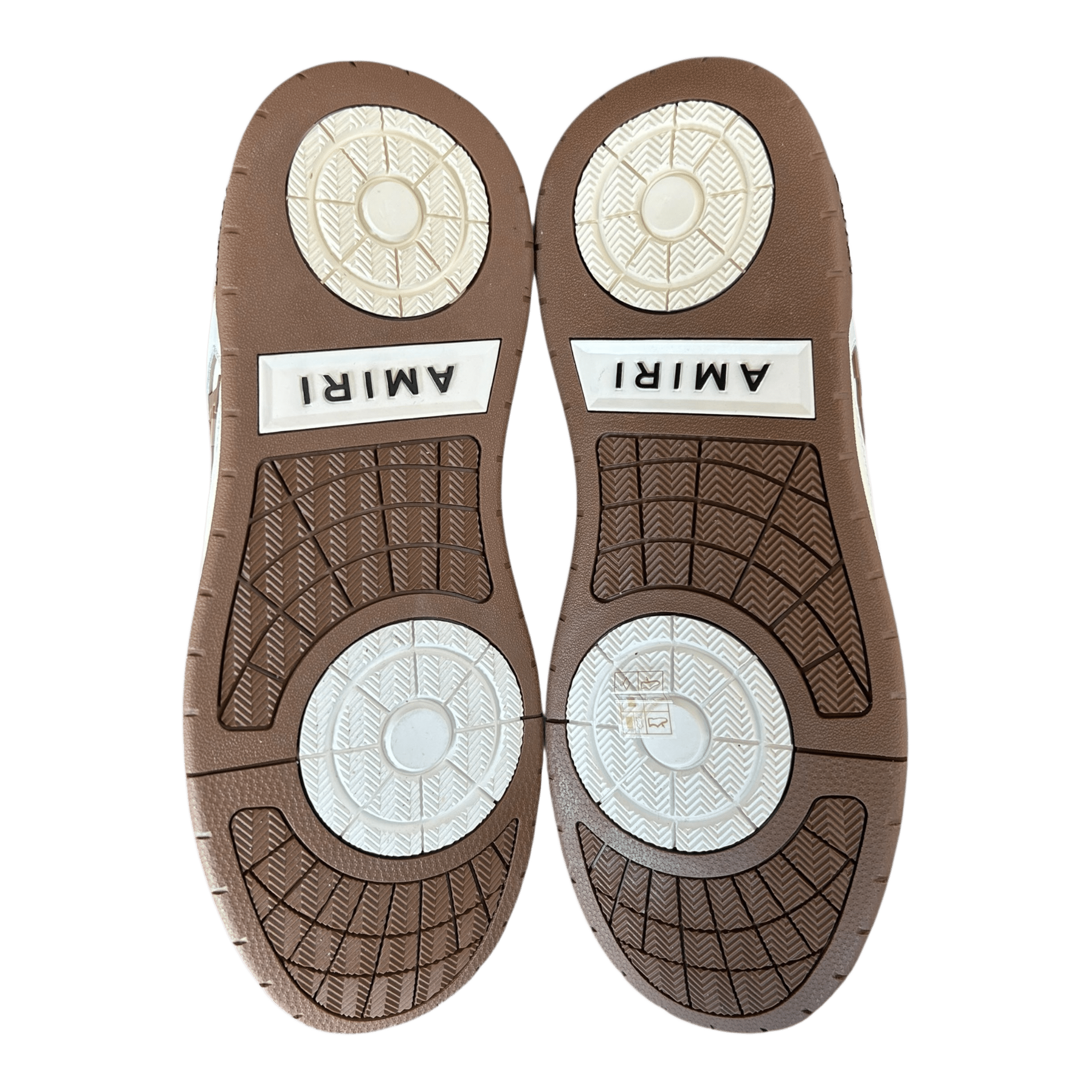 Amiri White & Brown Classic Logo Low Top Sneakers - Morely TrendsAmiri Type here:)