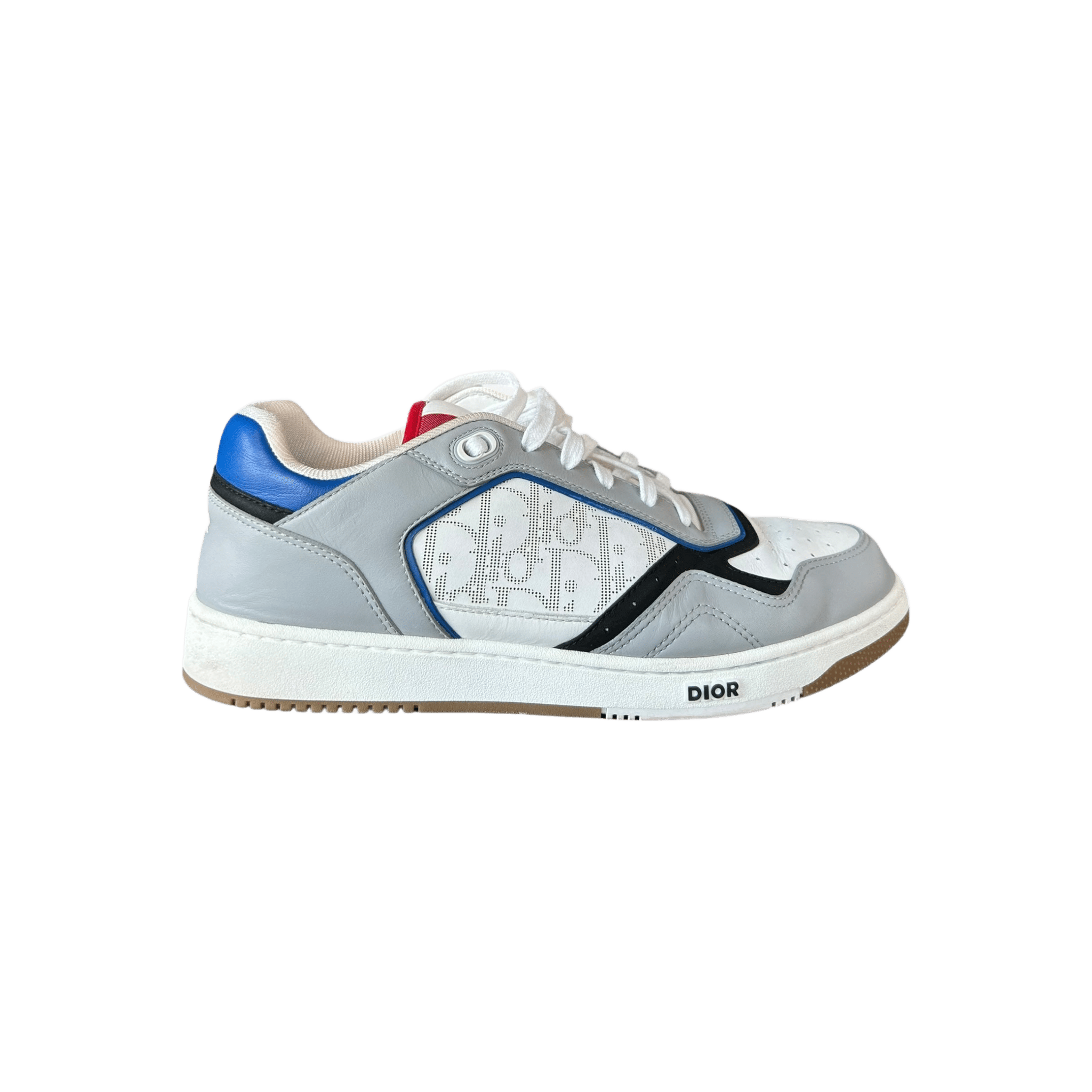 Dior Grey & Blue Oblique B27 Sneakers - Morely TrendsDior Type here:)