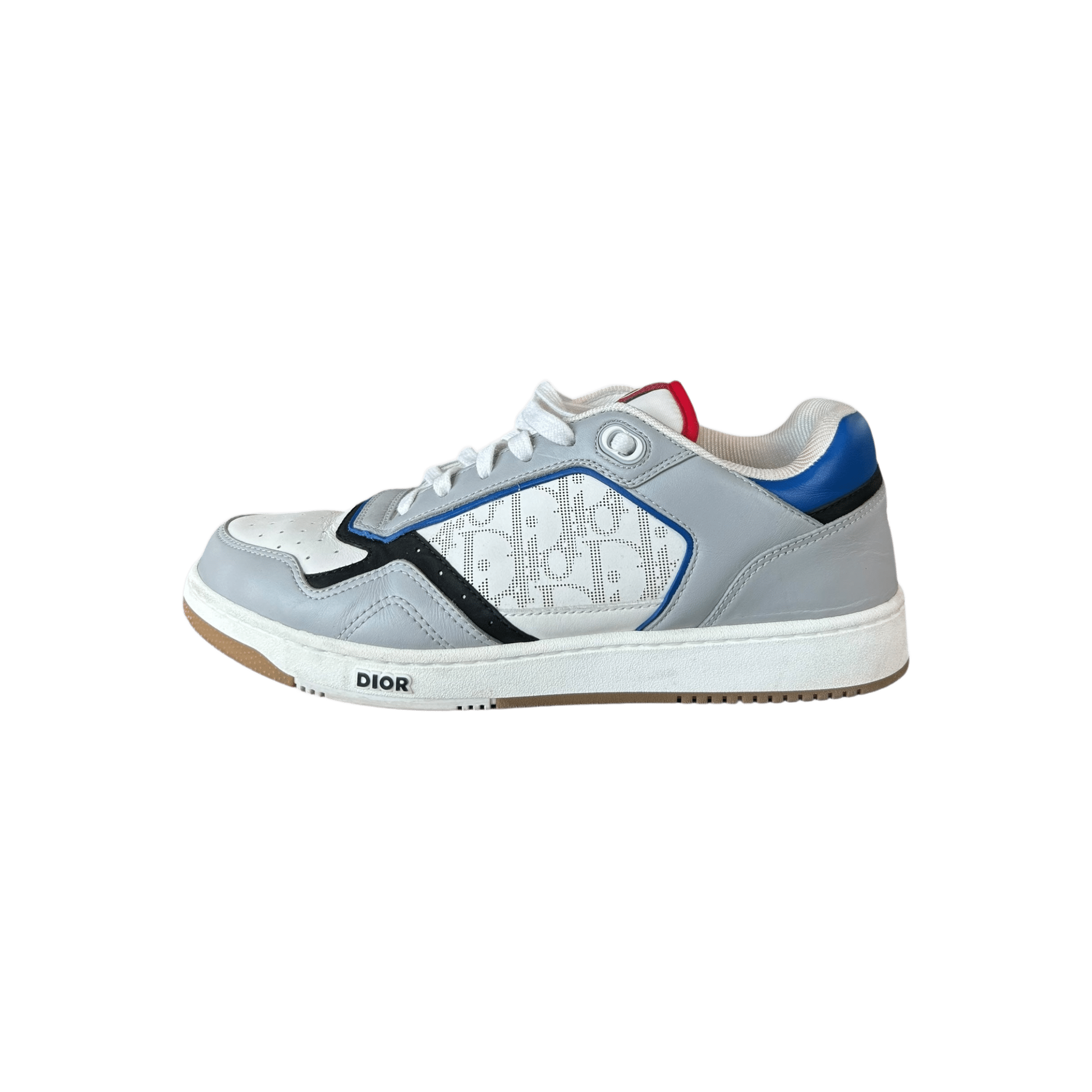 Dior Grey & Blue Oblique B27 Sneakers - Morely TrendsDior Type here:)