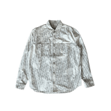 Dior Grey Oblique Distressed Button Up Shirt - Morely TrendsDior Type here:)