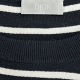Dior Black & White Striped Logo T-Shirt - Morely TrendsDior Type here:)