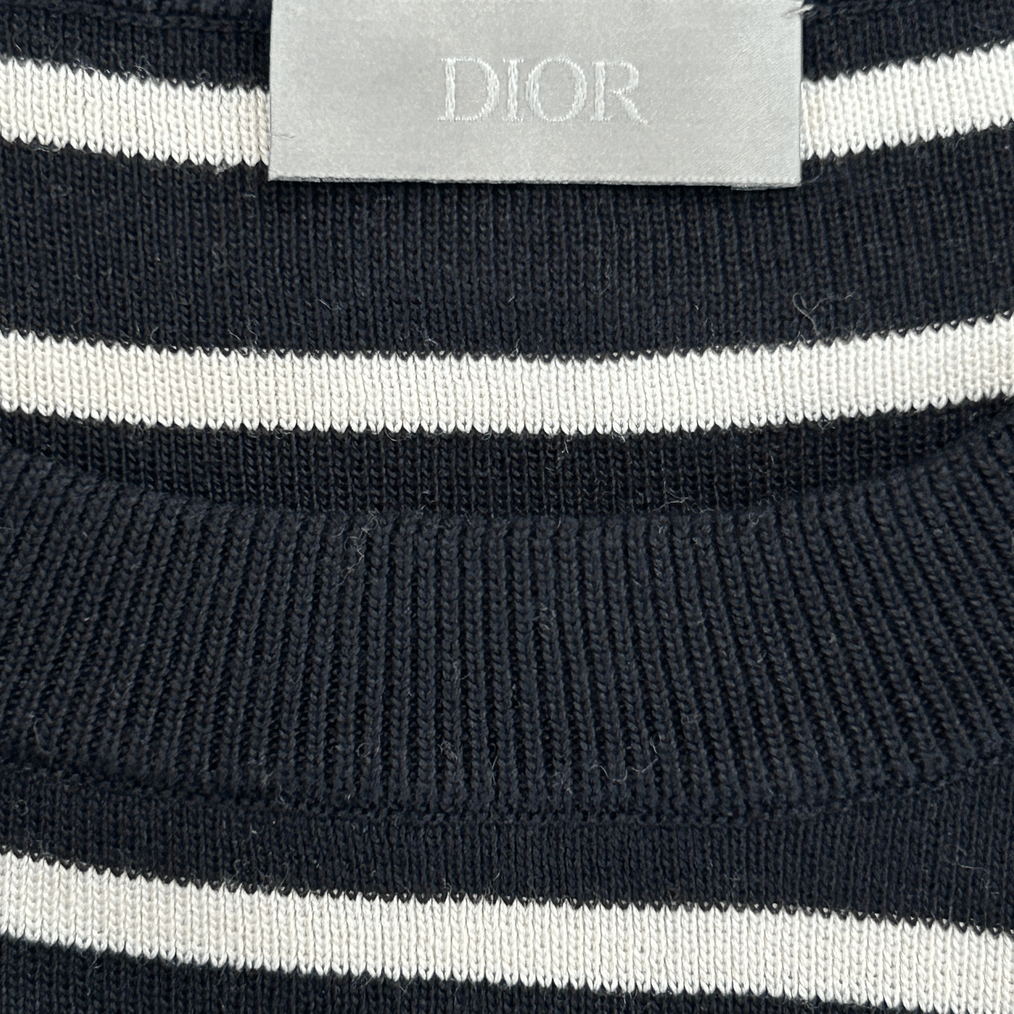 Dior Black & White Striped Logo T-Shirt - Morely TrendsDior Type here:)