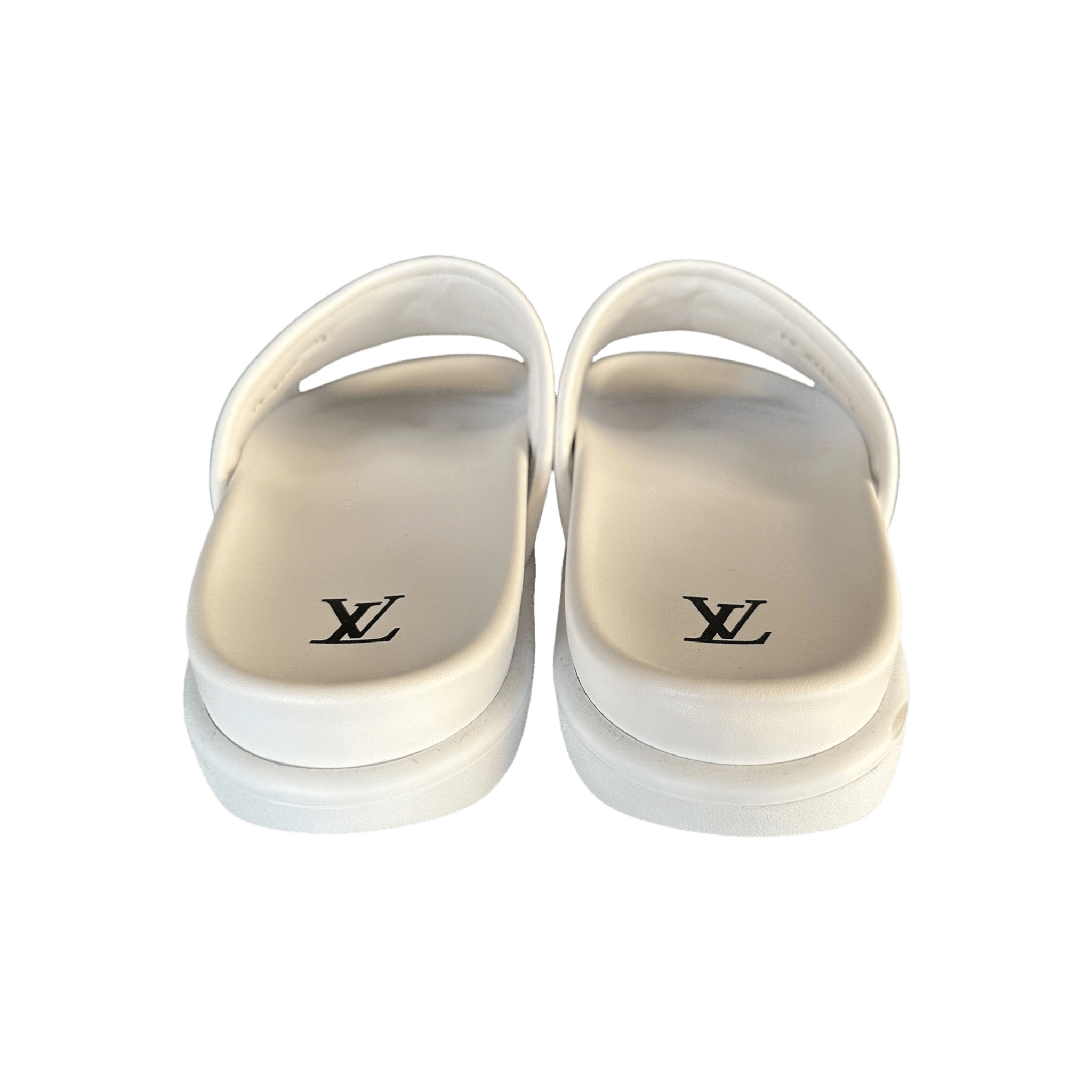 Louis Vuitton White Monogram Miami Mules - Morely TrendsLouis Vuitton Type here:)