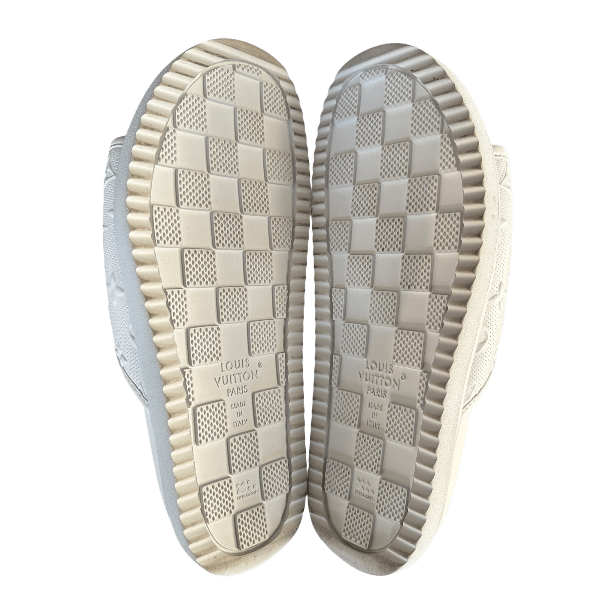 Louis Vuitton White Monogram Miami Mules - Morely TrendsLouis Vuitton Type here:)