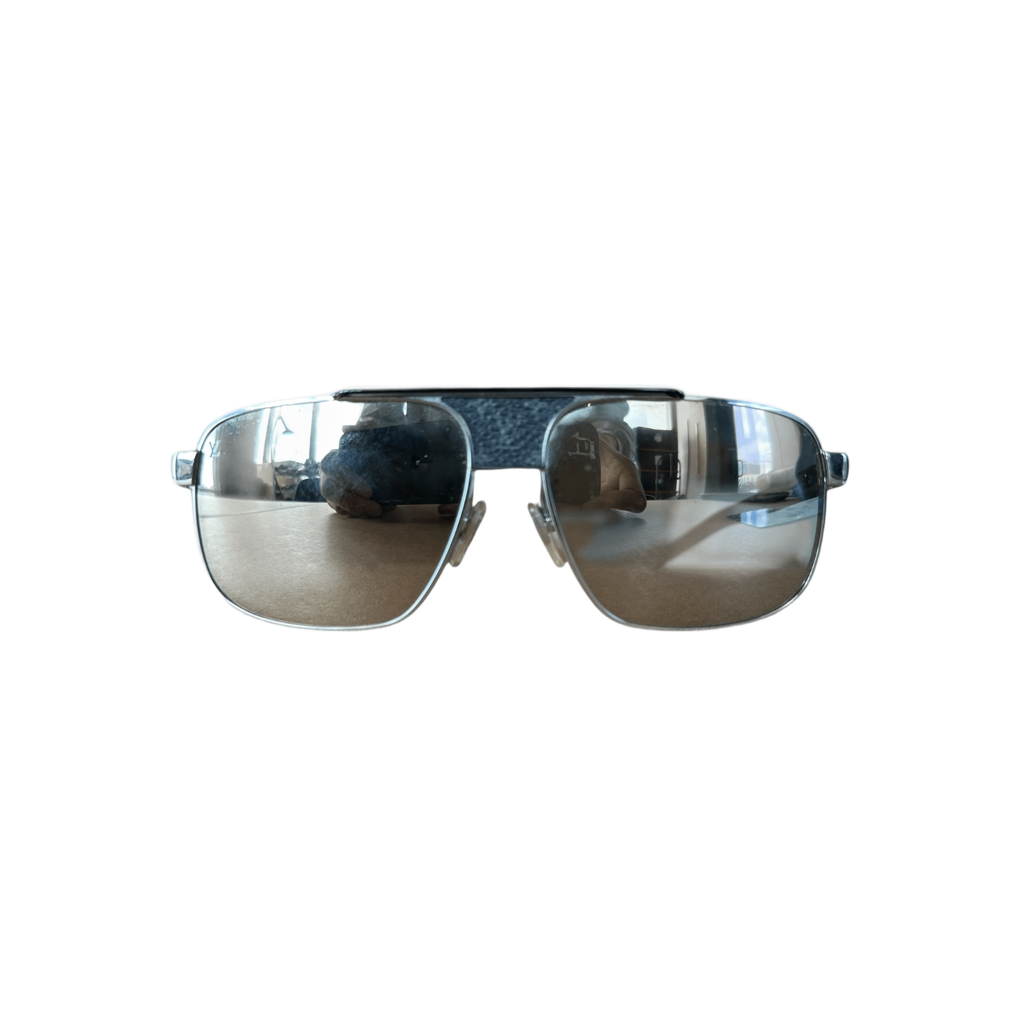 Louis Vuitton Silver Monogram Eclipse Pacific Sunglasses - Morely TrendsLouis Vuitton Type here:)