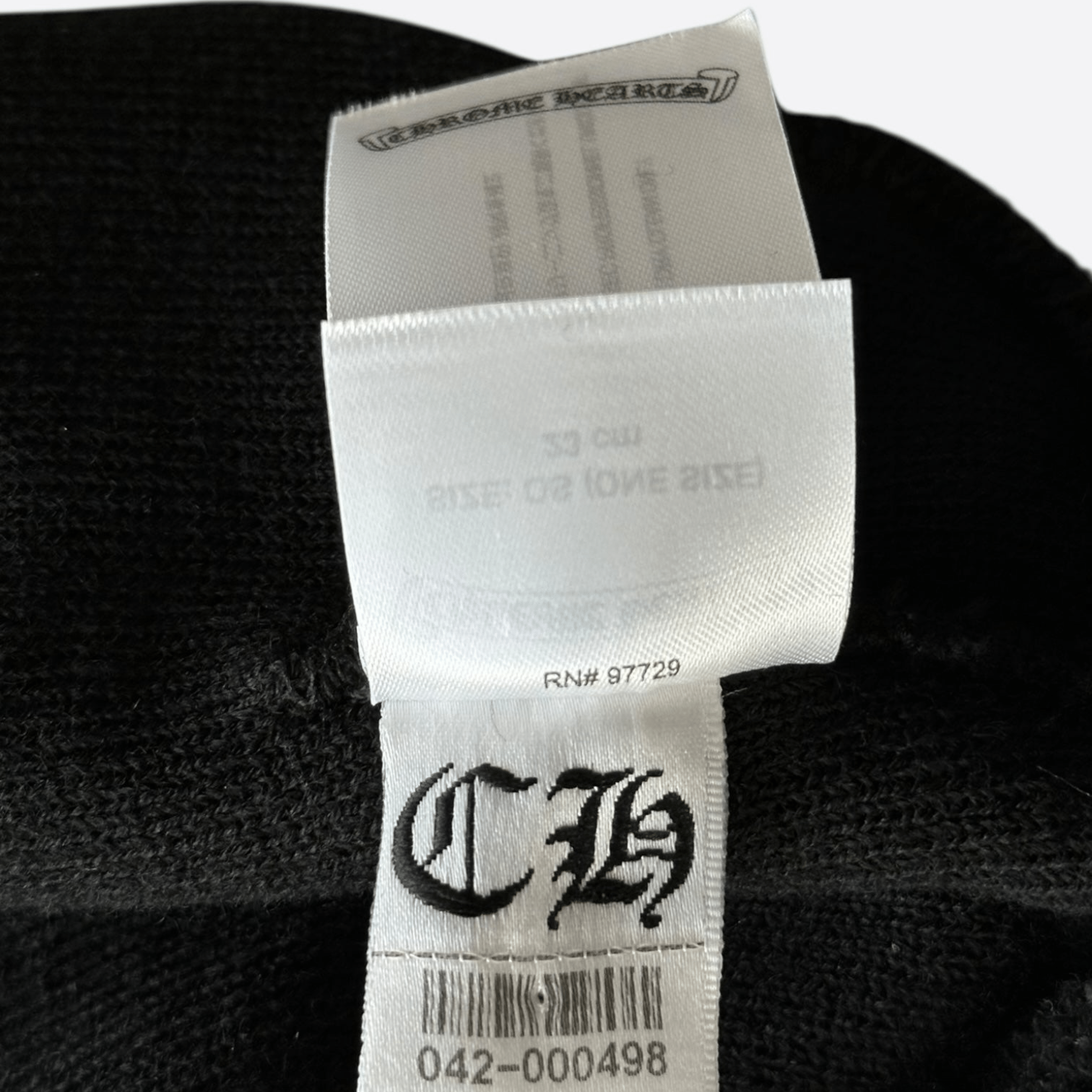 Chrome Hearts Black & White CH Logo Embroidered Beanie - Morely TrendsChrome Hearts Type here:)