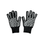 Chrome Hearts Black & White Script Cross Logo Gloves - Morely TrendsChrome Hearts Type here:)