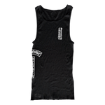 Chrome Hearts Black & White T - Bar Logo Tank Top - Morely TrendsChrome Hearts Type here:)