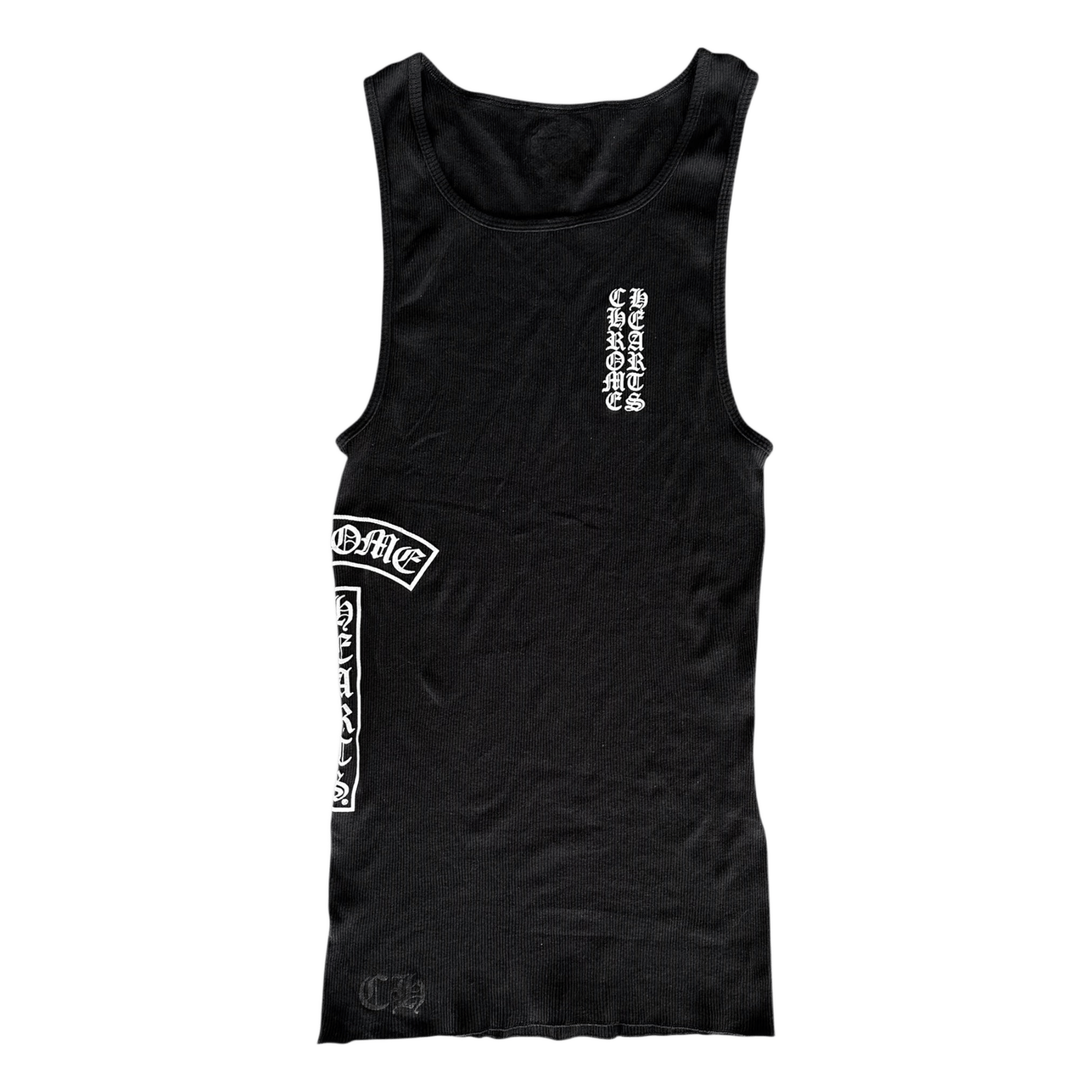 Chrome Hearts Black & White T - Bar Logo Tank Top - Morely TrendsChrome Hearts Type here:)