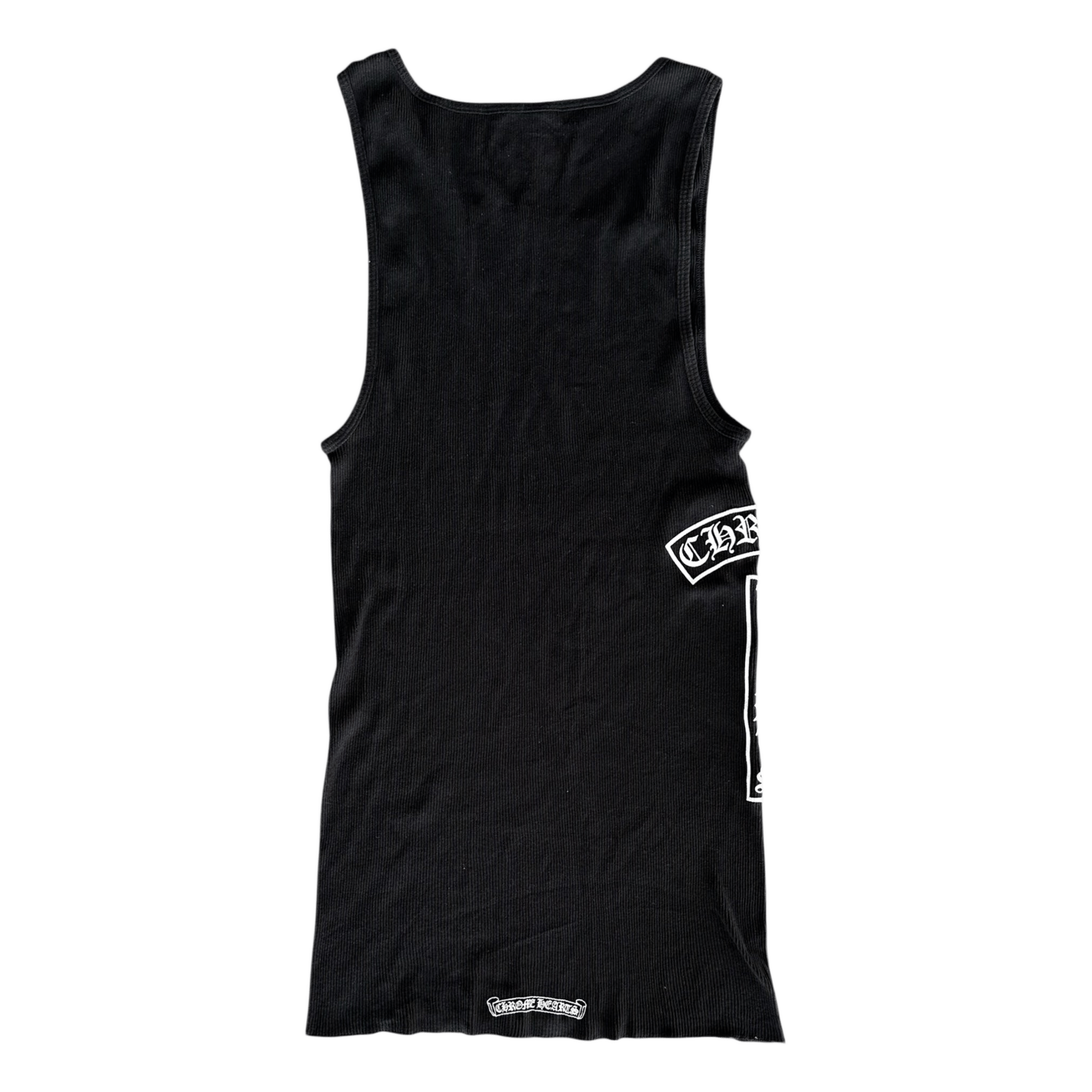 Chrome Hearts Black & White T - Bar Logo Tank Top - Morely TrendsChrome Hearts Type here:)