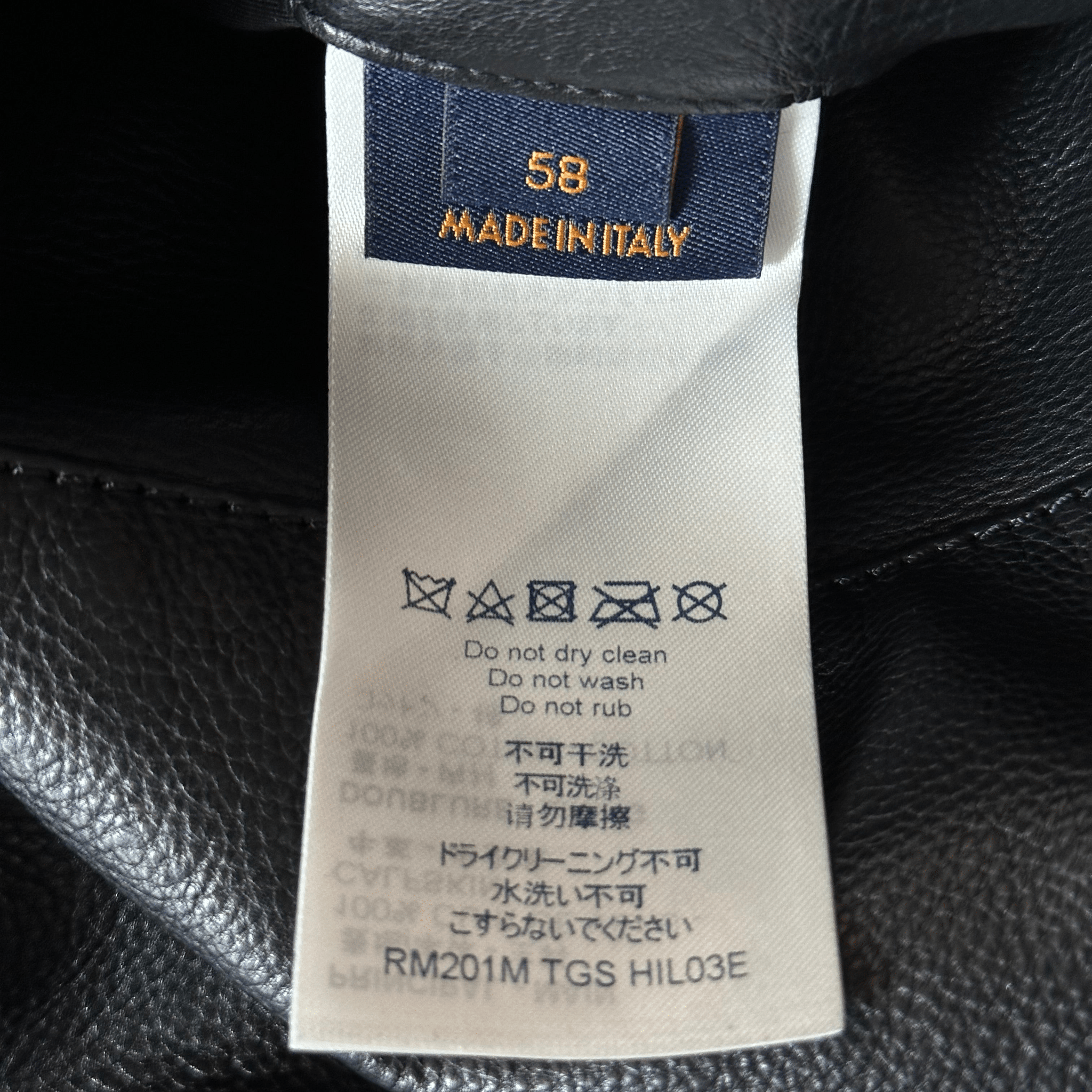 Louis Vuitton Black & White Chain Leather Trucker Jacket - Morely TrendsLouis Vuitton Type here:)