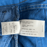 Chrome Hearts Levi's London Exclusive Blue Dyed Cross Patch Jeans - Morely TrendsChrome Hearts Type here:)