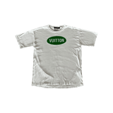 Louis Vuitton White & Green Vuitton Intarsia T-Shirt - Morely TrendsLouis Vuitton Type here:)