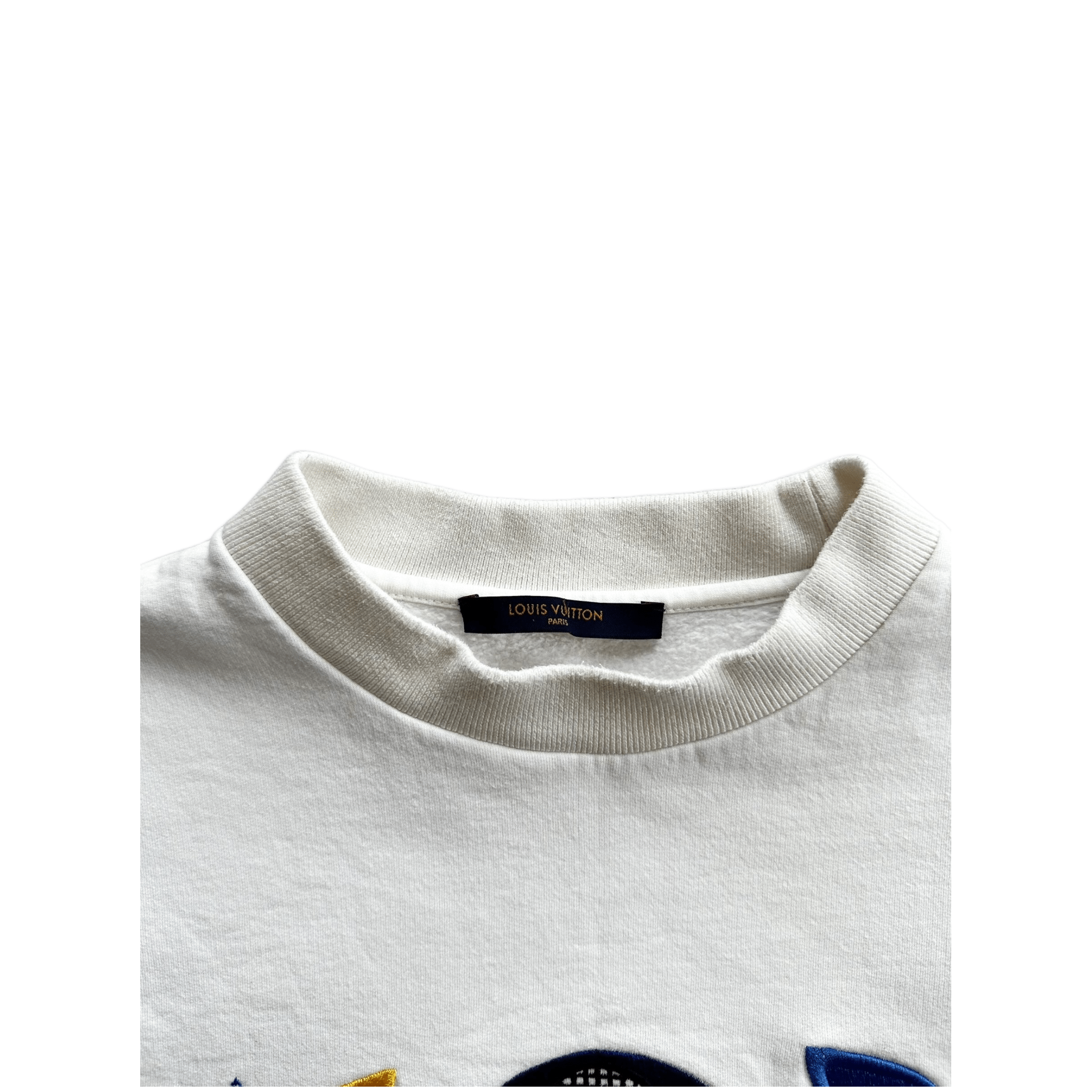 Louis Vuitton White Multicolor Flower Monogram Sweater - Morely TrendsLouis Vuitton Type here:)