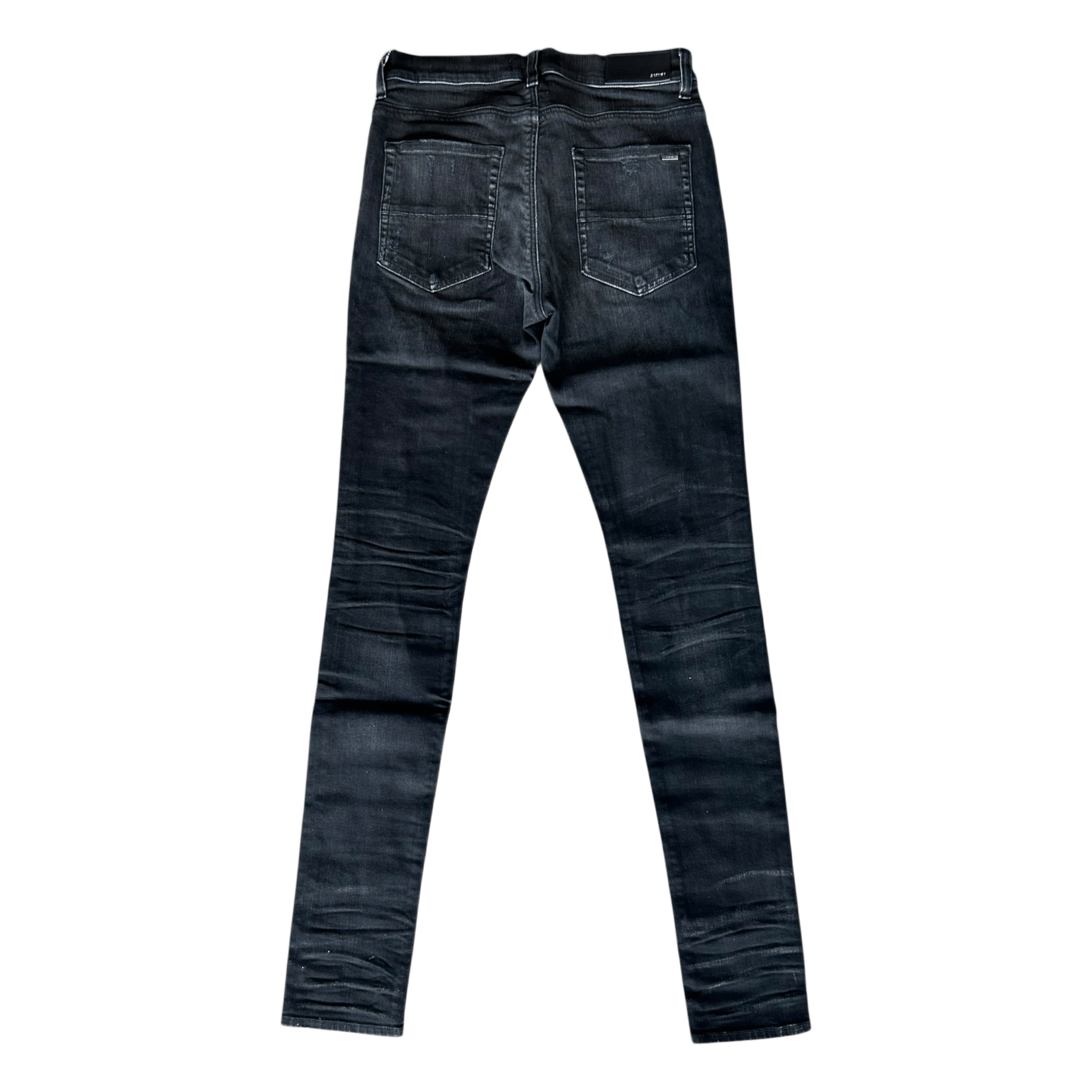 Amiri Aged Black Thrasher Plus Jeans - Morely TrendsAmiri Type here:)