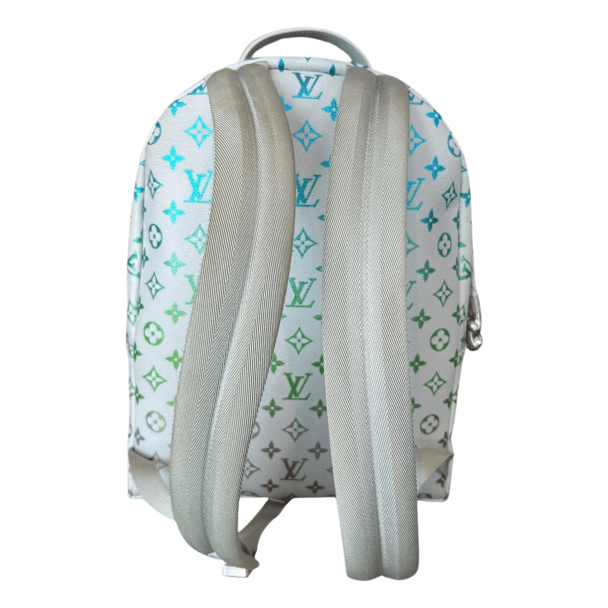 Louis Vuitton White & Multicolor Gradient Monogram Discovery Backpack - Morely TrendsLouis Vuitton Type here:)