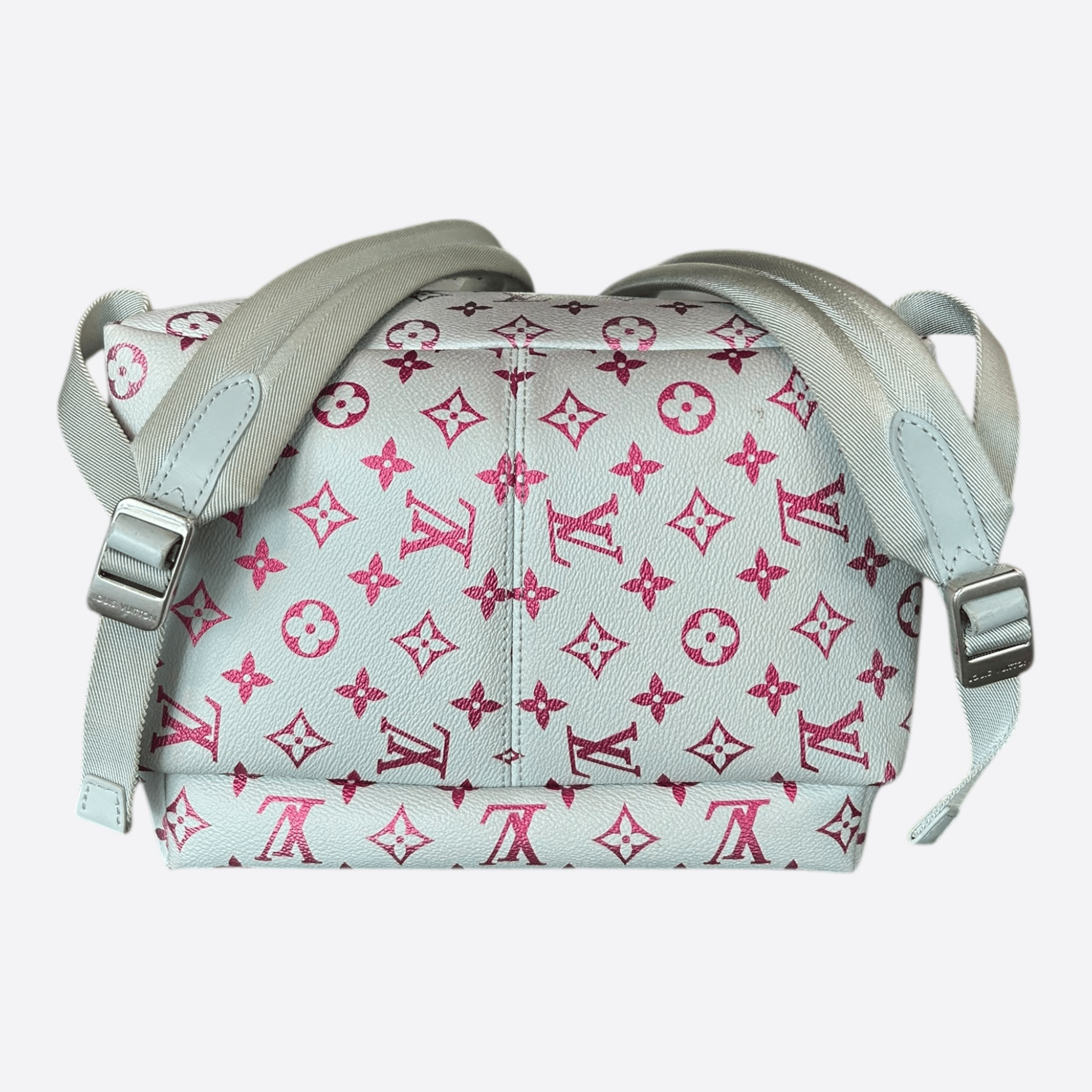 Louis Vuitton White & Multicolor Gradient Monogram Discovery Backpack - Morely TrendsLouis Vuitton Type here:)