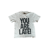 Gallery Dept Antique White & Black You Are Late! Logo T-Shirt - Morely TrendsGallery Dept Type here:)